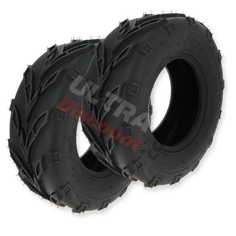 Coppia di pneumatici anteriori per Quad Bashan BS200S-7 (21x7-10), Ricambi quad Bashan 200cc BS200S7