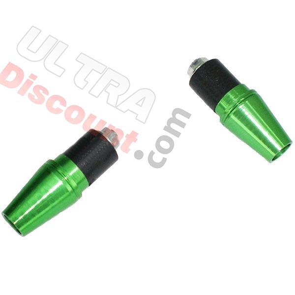 Tappi protezione maniglia verdi (tipo 5), Ricambi quad Bashan 300cc BS300S18 Tappi protezione maniglia verdi (tipo 5), Ricambi quad Bashan 300cc BS300S18