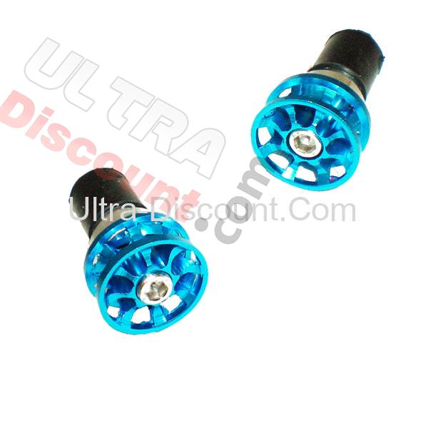 Tappi manubrio Blu (tipo 3), Ricambi quad Bashan 200cc BS200S7 Tappi manubrio Blu (tipo 3), Ricambi quad Bashan 200cc BS200S7