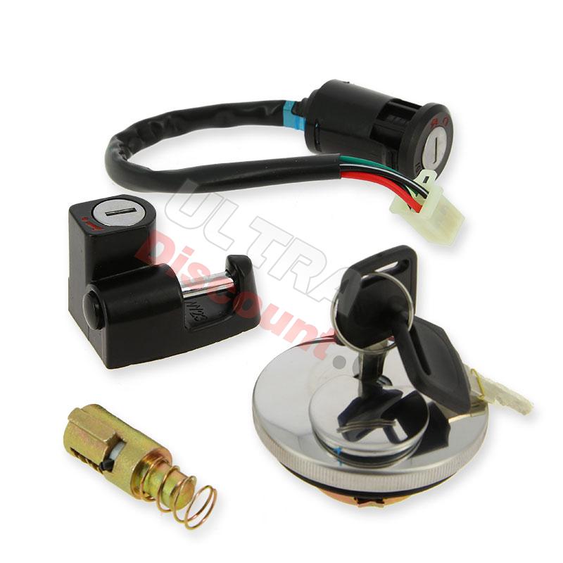 Blocchetto accensione con tappo serbatoio per Skyteam Monkey - Prima 09 2015, Ricambi Monkey - Gorilla