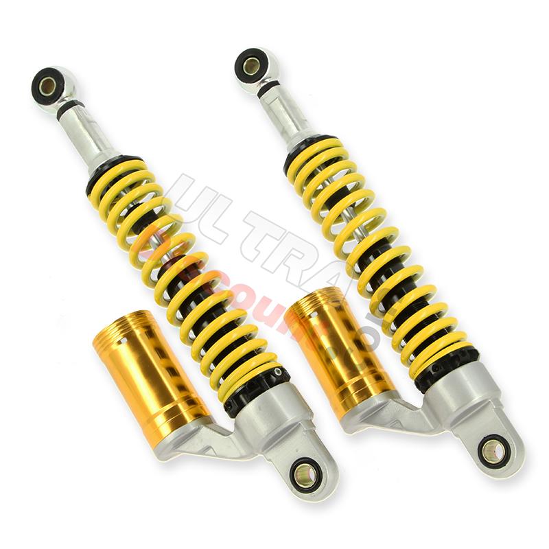 Ammortizzatori anteriori a gas per Quad 200 cc (giallo), Ricambi Quad cinesi 200cc