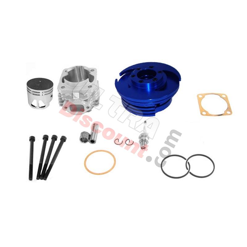 Kit 53cc 4 transferts asse di 10 mm (tipo C, Blu), Ricambi pocket supermoto