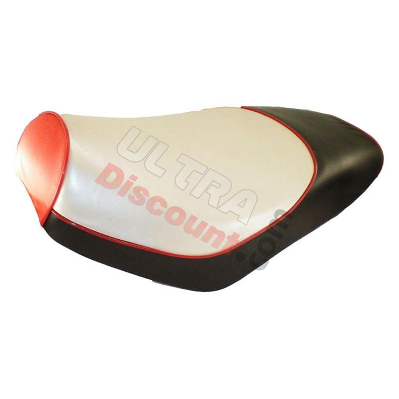 Sella nera-rossa per scooter Jonway YY50QT-28B , Ricambi Scooter Jonway