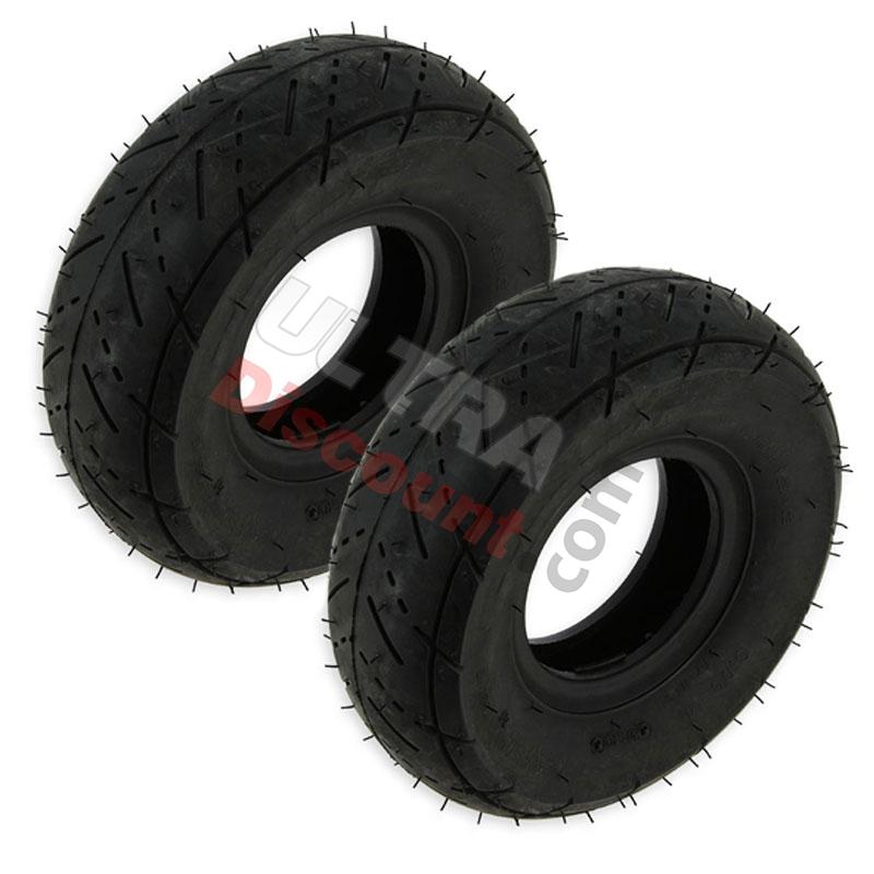 Kit di 2 pneumatici per mini quad (3.00-4), Ricambi mini quad Kit di 2 pneumatici per mini quad (3.00-4), Ricambi mini quad