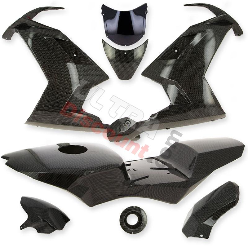 Carena Carbonio Special Edition per mini MT4 (nera), Ricambi Pocket Blata MT4