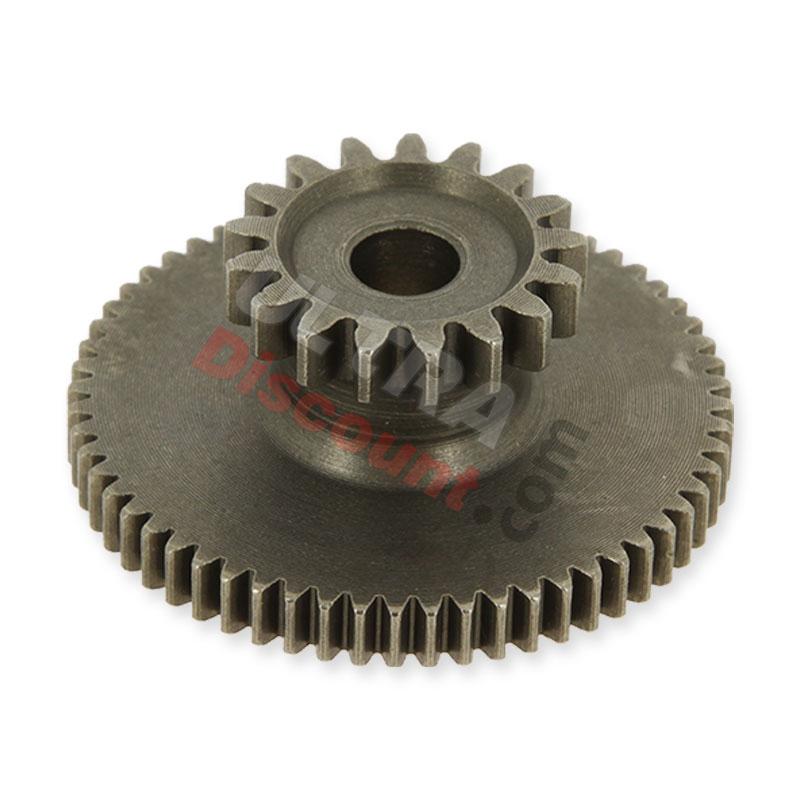 Doppio pignone per motorino di avviamento per Pit Bike 200cc - 250cc (17 denti), Ricambi Pit Bike