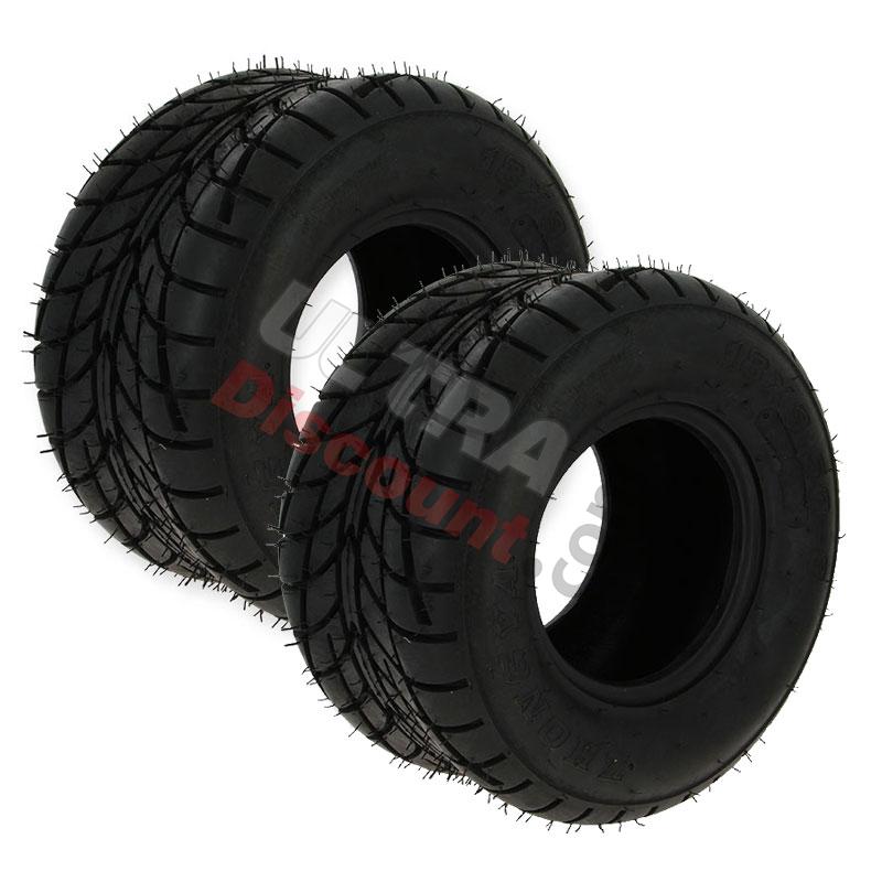 Coppia di pneumatici posteriori per Quad Shineray 200cc (18x9.50-8), Ricambi Shineray 200STIIE e STIIEB