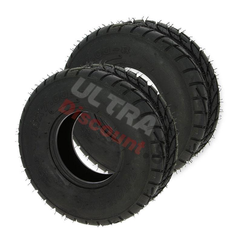 Coppia di pneumatici anteriori per Quad Shineray 200cc (19x7.00-8), Ricambi Shineray 200STIIE e STIIEB Coppia di pneumatici anteriori per Quad Shineray 200cc (19x7.00-8), Ricambi Shineray 200STIIE e STIIEB