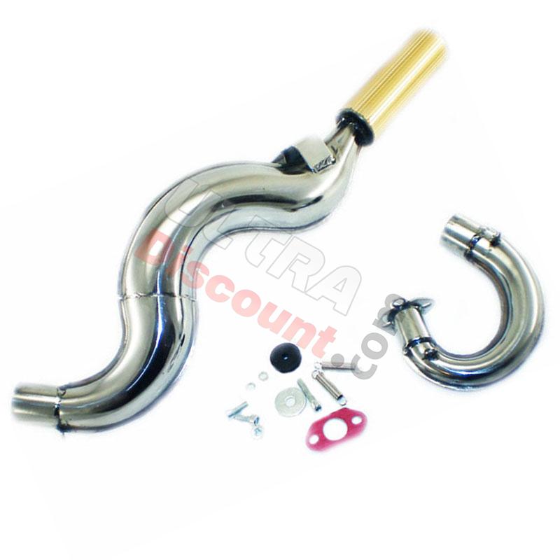 Marmitta per mini moto Racing R1 (oro), Ricambi Mini Moto Marmitta per mini moto Racing R1 (oro), Ricambi Mini Moto
