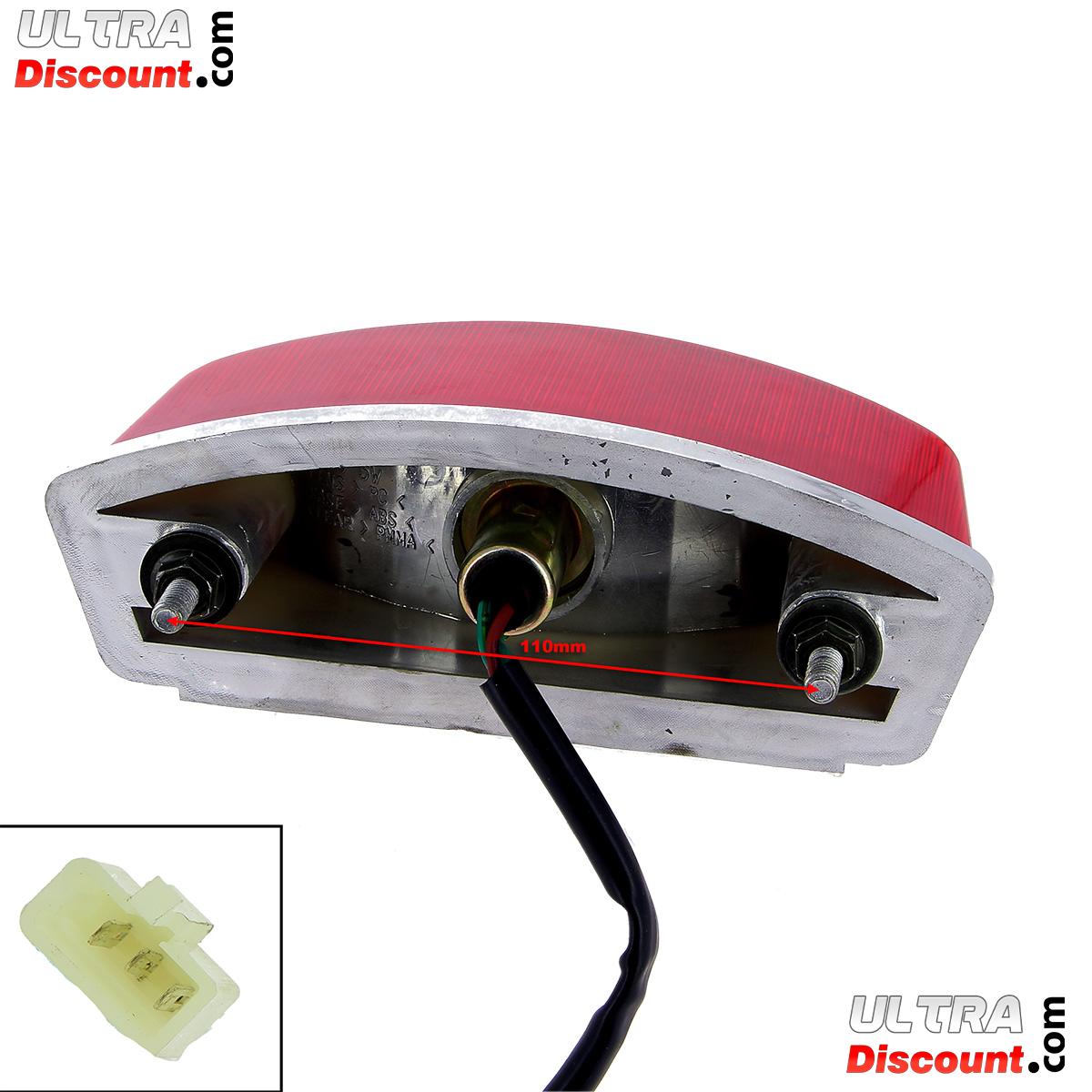 Luce posteriore per Quad Shineray 250ST-9C, Pezzi Quad Shineray 250 ST9C Luce posteriore per Quad Shineray 250ST-9C, Pezzi Quad Shineray 250 ST9C