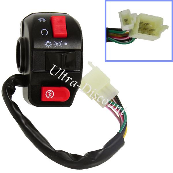 Unità comandi destra per scooter Baotian BT49QT-9 (tipo 1), Ricambi Baotian BT49QT-9