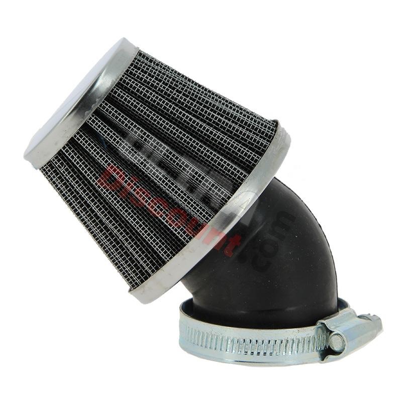 Filtro aria Racing a gomito per Quad Bashan 200cc (BS200S-7, Ø:44mm), Ricambi quad Bashan 200cc BS200S7