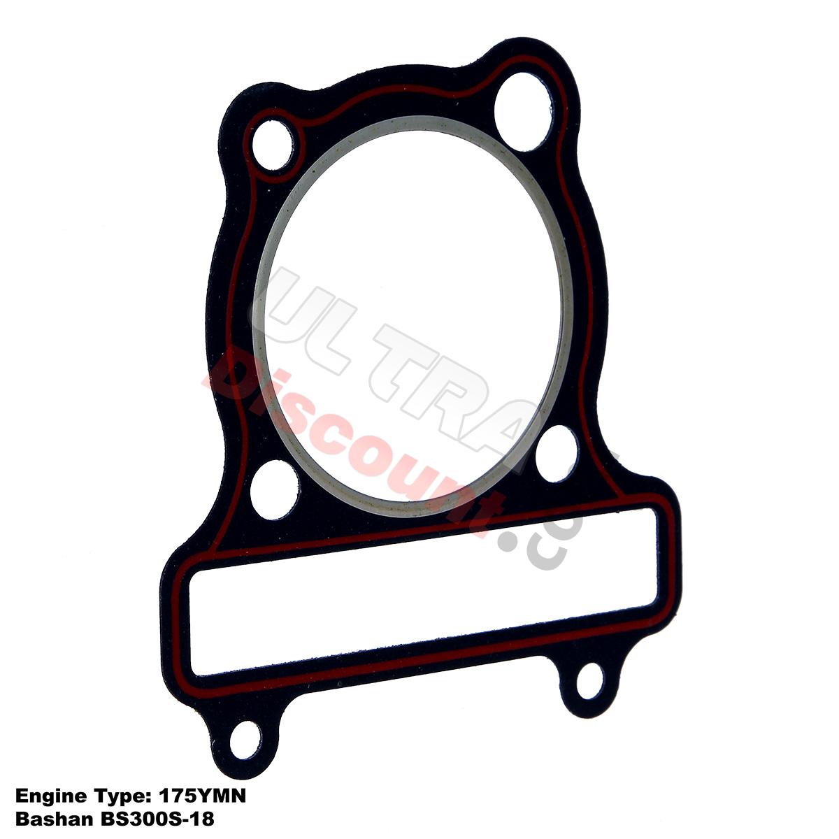 Guarnizione testata per motore Quad Bashan 300cc (BS300S-18), Ricambi quad Bashan 300cc BS300S18 Guarnizione testata per motore Quad Bashan 300cc (BS300S-18), Ricambi quad Bashan 300cc BS300S18