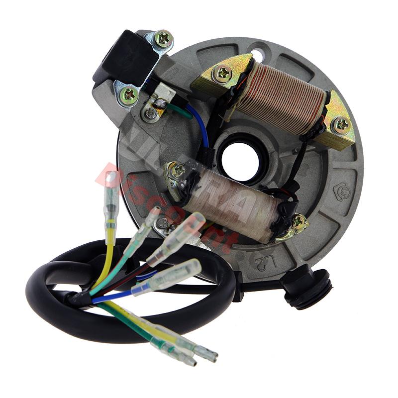 Statore di avviamento di serie per Pit Bike 50 - 125cc tipo 4, Ricambi Pit Bike Statore di avviamento di serie per Pit Bike 50 - 125cc tipo 4, Ricambi Pit Bike