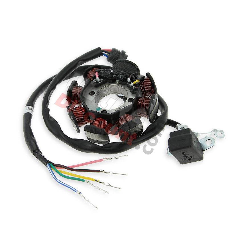 Statore del motore verticale 125, 150, 200, 250 Lifan, Ricambi Pit Bike Statore del motore verticale 125, 150, 200, 250 Lifan, Ricambi Pit Bike