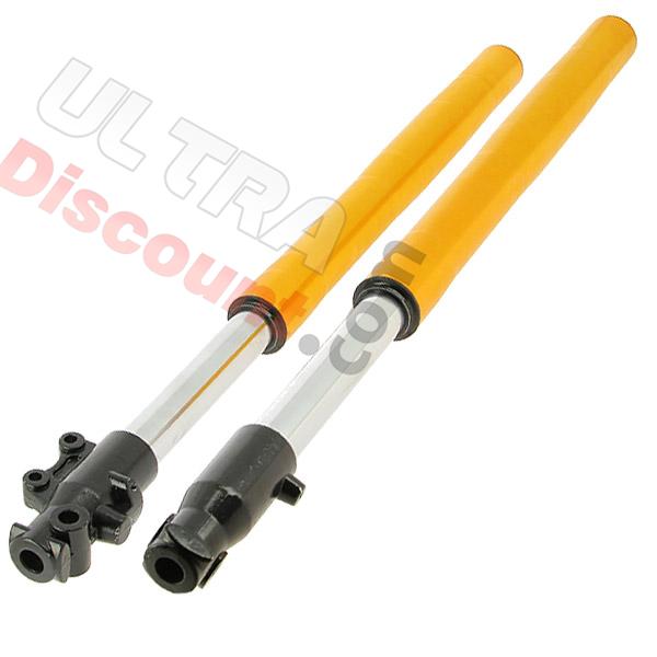 Steli forcella di Alta Qualità oro per asse di 12mm 740mm, Ricambi Pit Bike Steli forcella di Alta Qualità oro per asse di 12mm 740mm, Ricambi Pit Bike