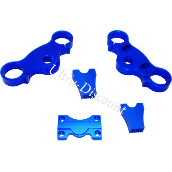 Testa forcella per Pit Bike Tuning (blu) , Ricambi Pit Bike