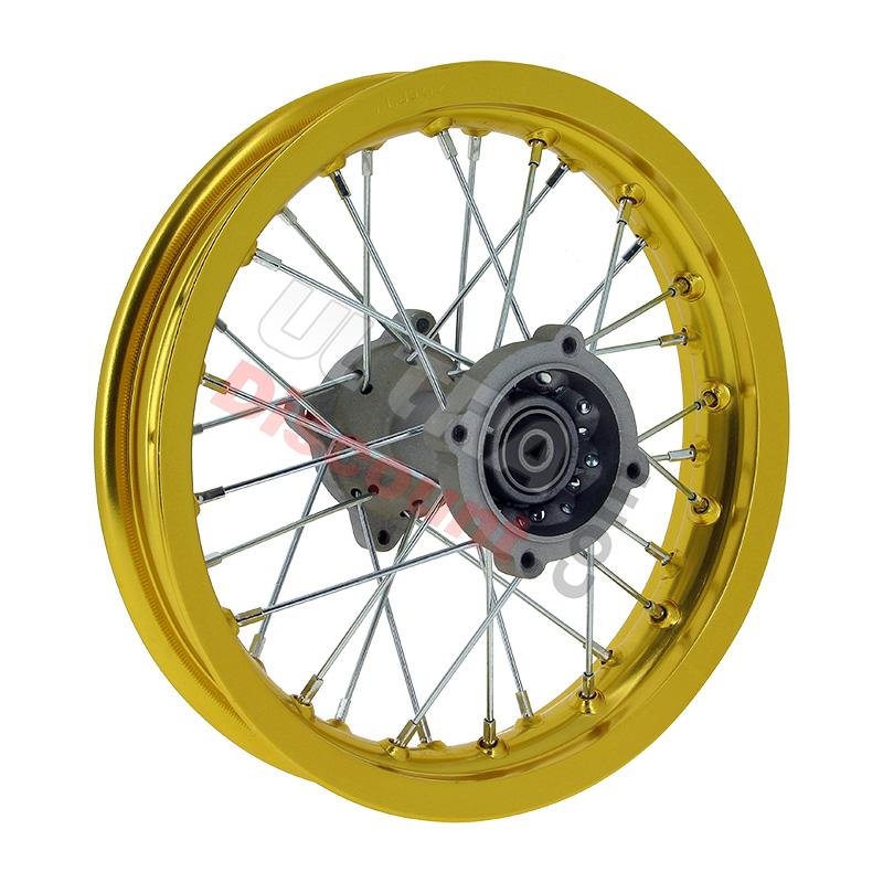 Cerchio posteriore per Pit Bike (1.85 x 12'', Tipo 2, oro), Ricambi Pit Bike