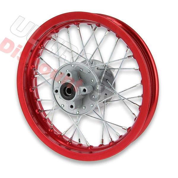 Cerchio posteriore per Pit Bike 12'' (tipo 1, rosso), Ricambi Pit Bike Cerchio posteriore per Pit Bike 12'' (tipo 1, rosso), Ricambi Pit Bike