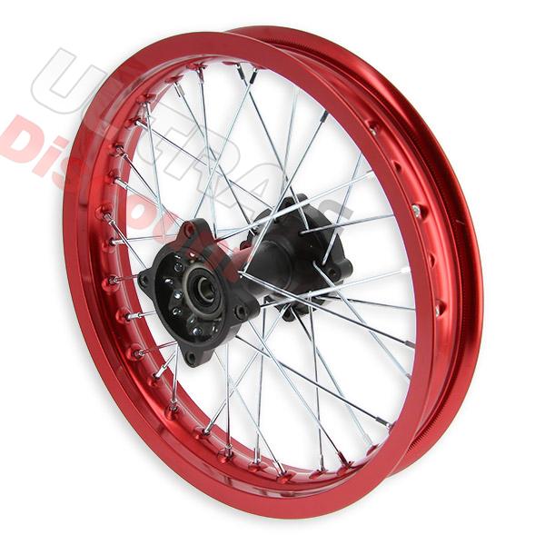 Cerchio 14'' posteriore per Pit Bike AGB30 (Rosso, tipo 4), Ricambi Pit Bike Cerchio 14'' posteriore per Pit Bike AGB30 (Rosso, tipo 4), Ricambi Pit Bike