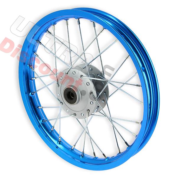 Cerchio anteriore 14'' per Pit Bike AGB27 (tipo 1, blu), Ricambi Pit Bike