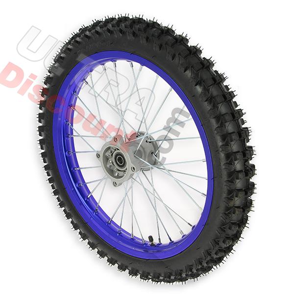 Ruota anteriore 17'' per Pit Bike AGB30 - Blu, Ricambi Pit Bike Ruota anteriore 17'' per Pit Bike AGB30 - Blu, Ricambi Pit Bike