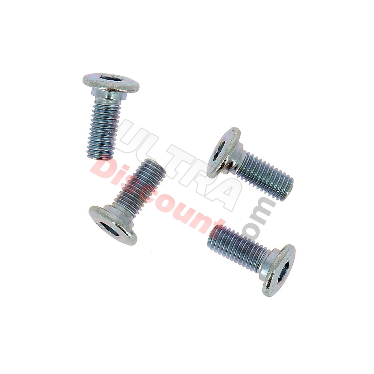 Lotto di 4 viti di fissaggio per disco freno Pit Bike 20mm, Ricambi Pit Bike Lotto di 4 viti di fissaggio per disco freno Pit Bike 20mm, Ricambi Pit Bike