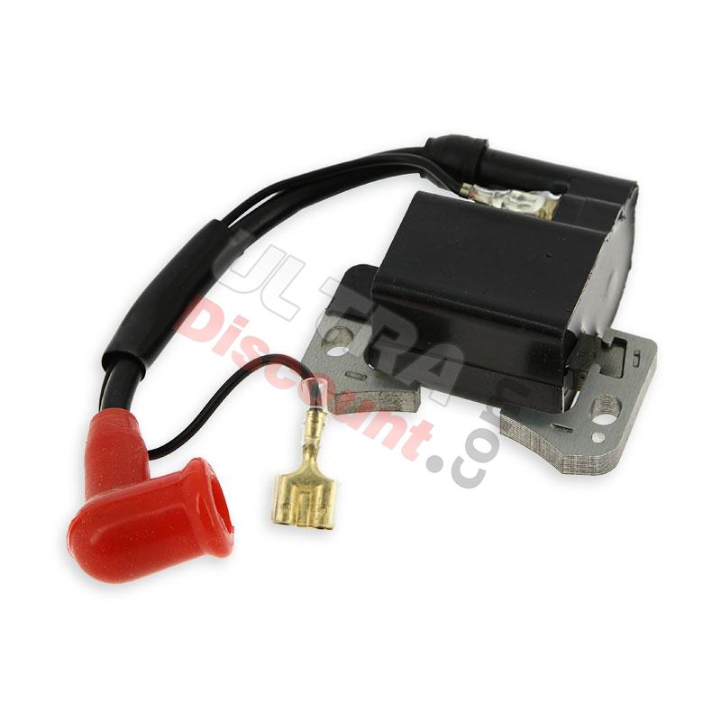 Bobina avviamento per mini moto con pipetta schermata in silicone, Ricambi Mini Moto