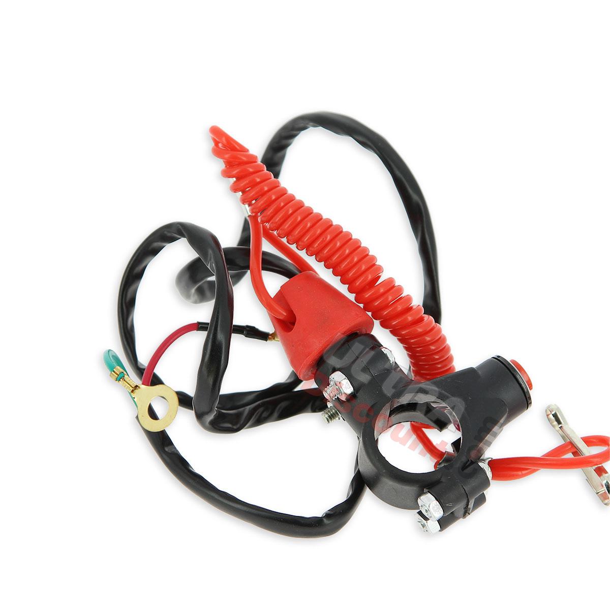Interruttore spegnimento distacco per mini moto, Rosso, Ricambi Mini Moto Interruttore spegnimento distacco per mini moto, Rosso, Ricambi Mini Moto