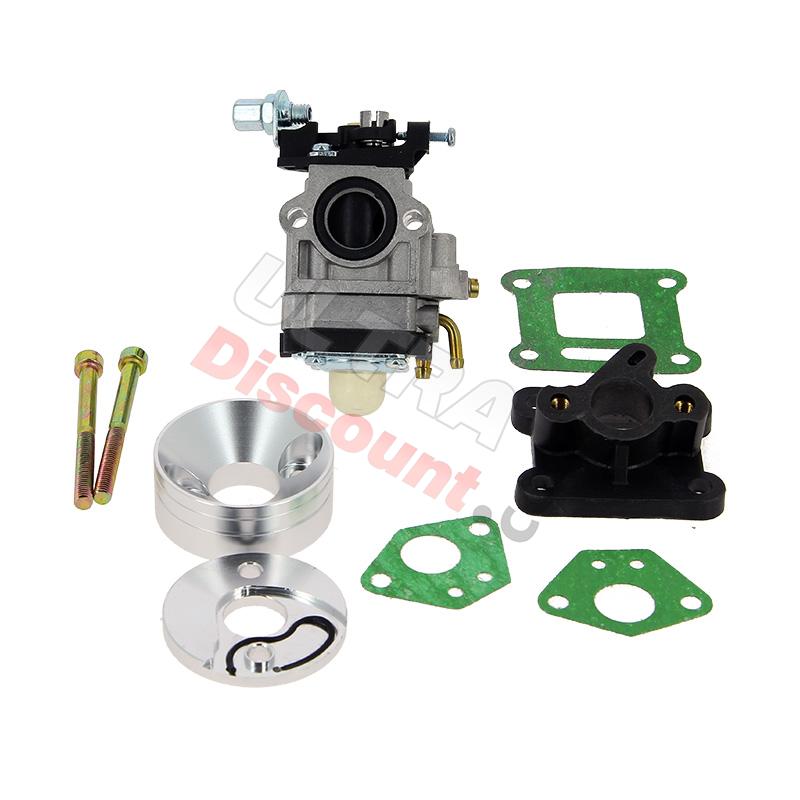 Kit carburatore Alta Pressione di 15 mm per mini moto (senza filtro), Ricambi Mini Moto Kit carburatore Alta Pressione di 15 mm per mini moto (senza filtro), Ricambi Mini Moto