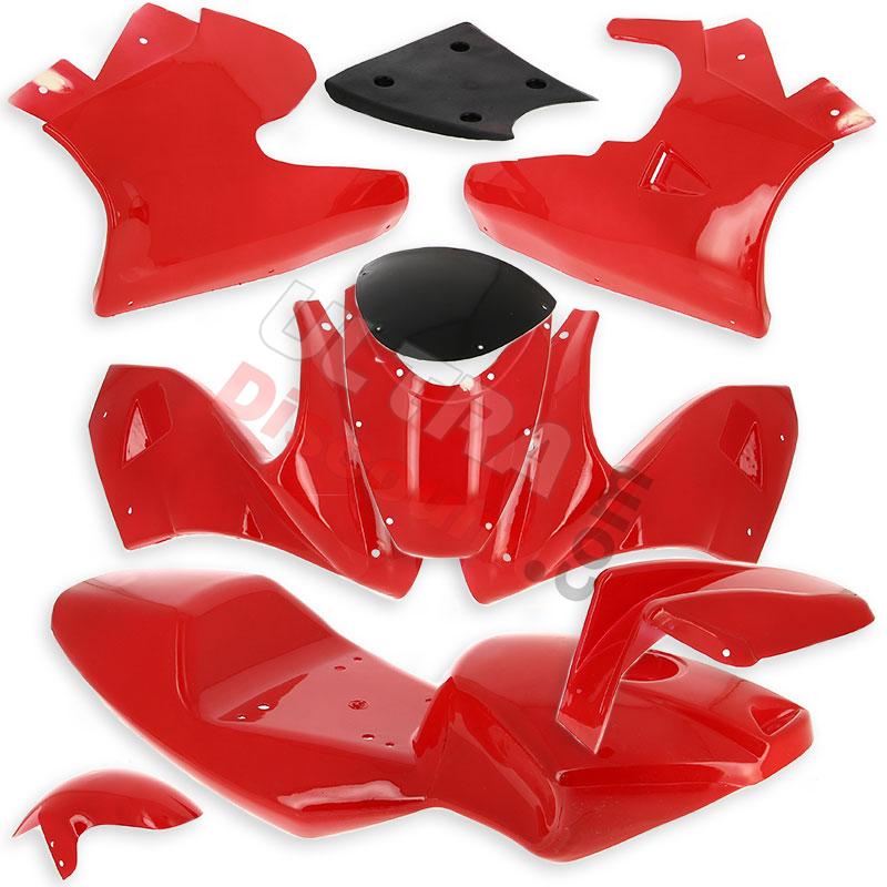 Carena per mini moto 47 49cc rossa, Ricambi Mini Moto Carena per mini moto 47 49cc rossa, Ricambi Mini Moto