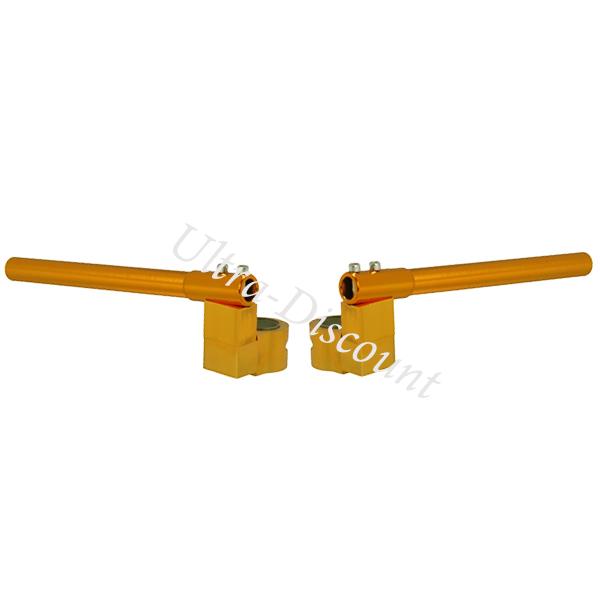 Bracci manubrio  Tuning per mini moto (tipo 3, oro), Ricambi Mini Moto