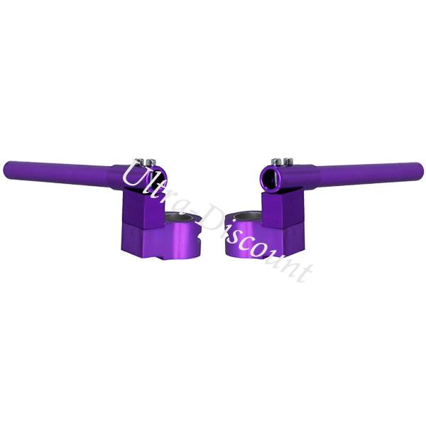 Bracci manubrio Tuning per mini moto (tipo 3, viola), Ricambi Mini Moto Bracci manubrio Tuning per mini moto (tipo 3, viola), Ricambi Mini Moto