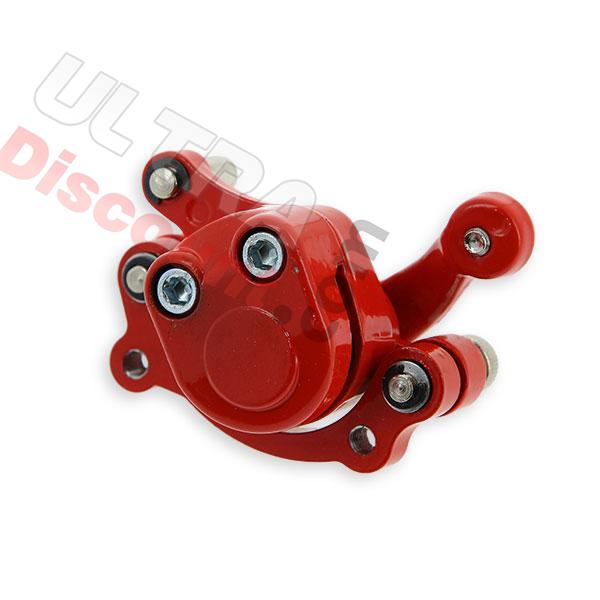 Pinza freno posteriore rosso per mini moto Nitro, Ricambi Moto Nitro Pinza freno posteriore rosso per mini moto Nitro, Ricambi Moto Nitro