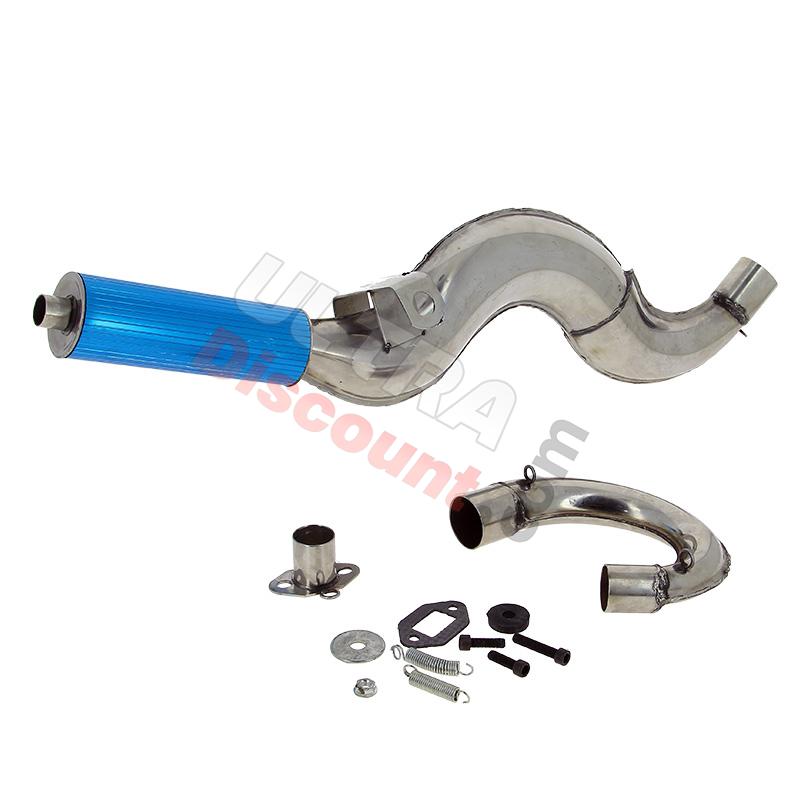 Marmitta per mini moto Racing R1 (Blu), Ricambi Mini Moto Marmitta per mini moto Racing R1 (Blu), Ricambi Mini Moto