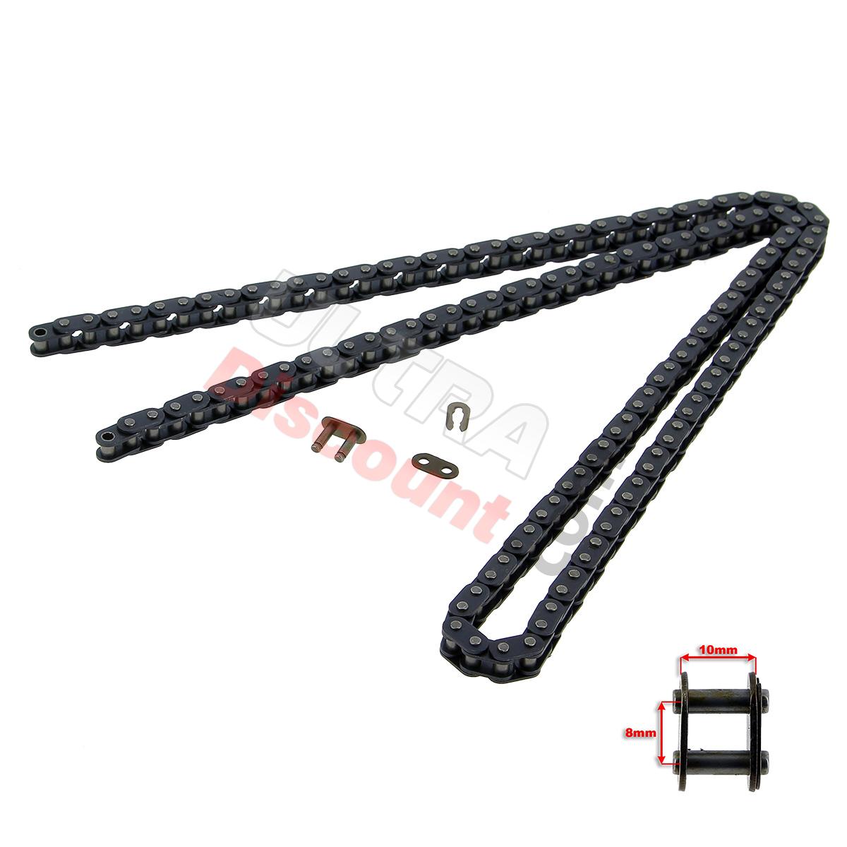 Catena rinforzata 68 Grandi Maglie (tipo TF8), Ricambi Mini Moto Catena rinforzata 68 Grandi Maglie (tipo TF8), Ricambi Mini Moto
