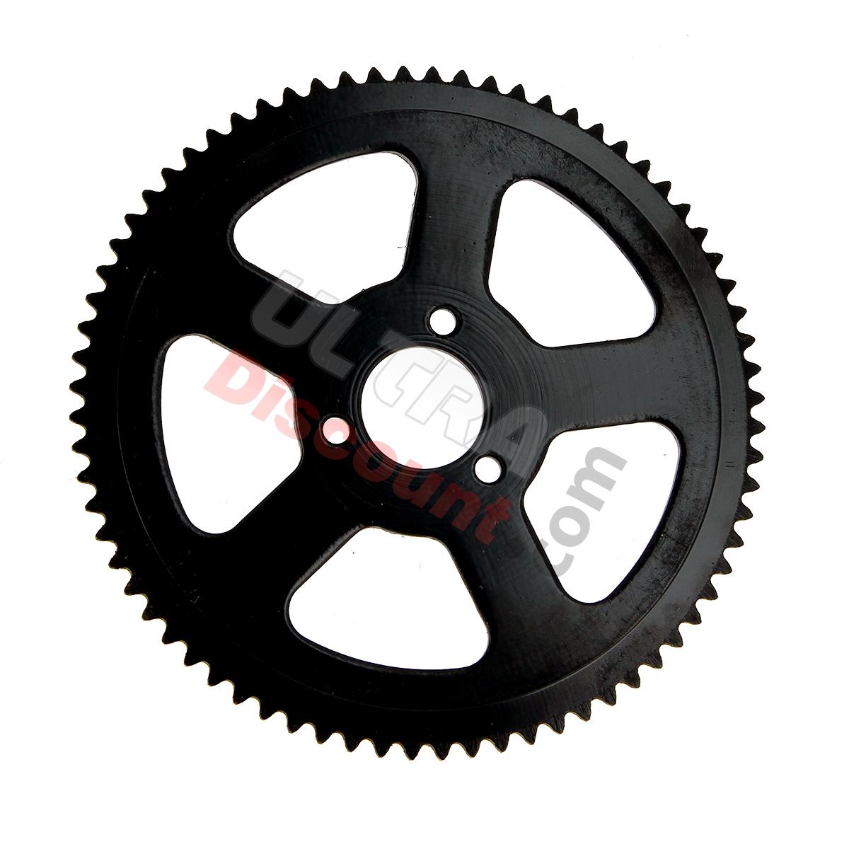 Corona rinforzata a 72 denti (passo piccolo) Tipo 2, Ricambi Mini Moto