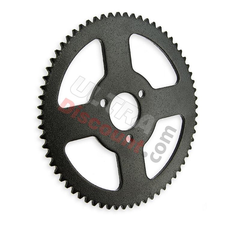 Corona rinforzata a 66 denti passo piccolo per pocket bike, Ricambi Moto Nitro