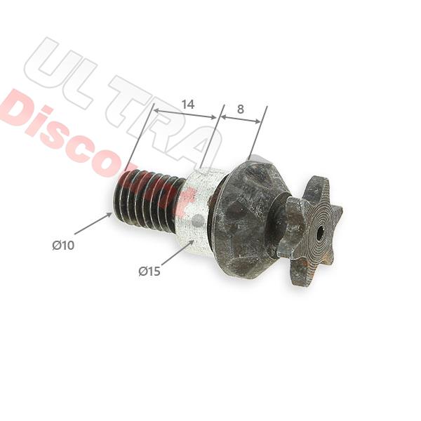 Pignone rinforzato 6 denti per mini moto a passo Americano catena TF8 10mm, Ricambi Mini Moto