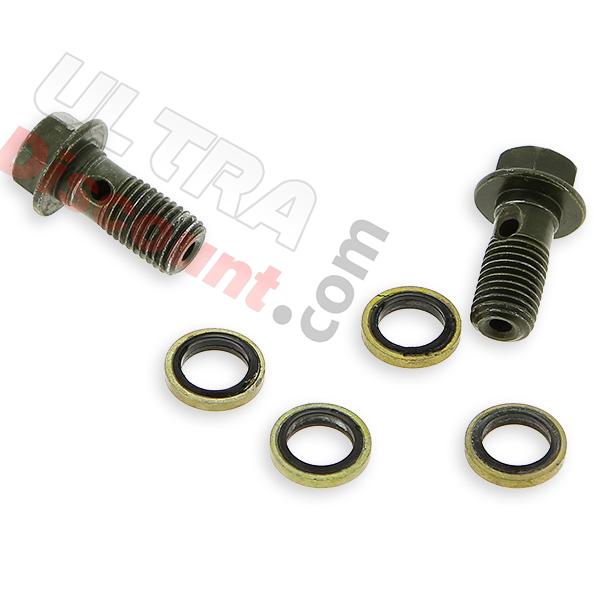 2 x Vite M12 e rondella banjo Circuito di frenatura per Ricambi Shineray 250 STXE, Ricambi Shineray 250 STXE