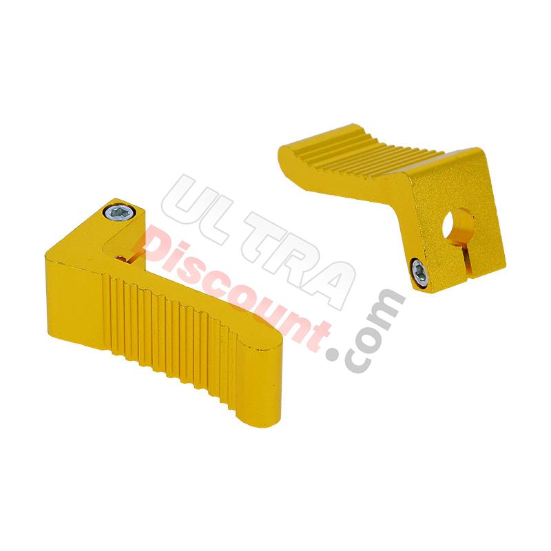 Pedane poggiapiedi in alluminio (Oro), Ricambi Pocket Blata MT4 Pedane poggiapiedi in alluminio (Oro), Ricambi Pocket Blata MT4