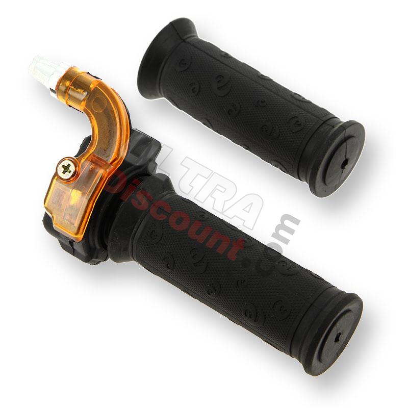 Manopola acceleratore rapida di alta qualità rosso-nera, Ricambi Pocket Blata MT4 Manopola acceleratore rapida di alta qualità rosso-nera, Ricambi Pocket Blata MT4