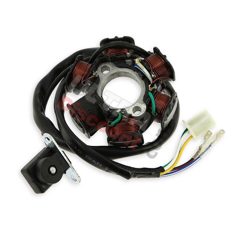 Statore di avviamento per scooter GY6 50 110 125 150cc, Parti di scooter cinesi