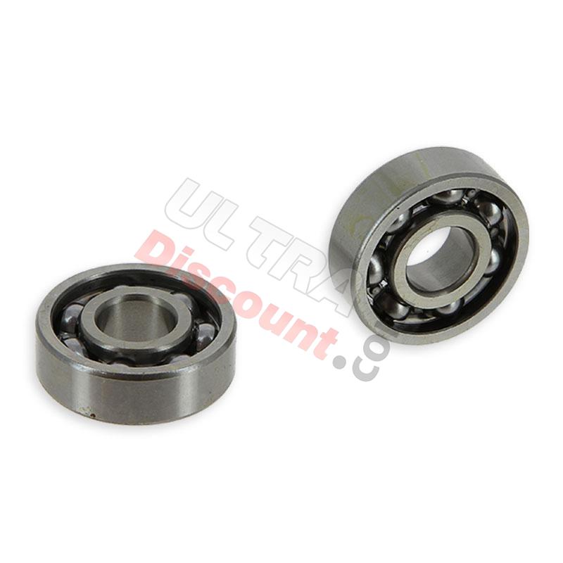 Coppia di cuscinetti per ruota per Baotian 50cc BT49QT-11 (6201), Ricambi Baotian BT49QT-11