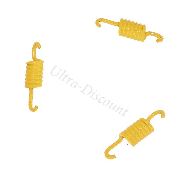 3 molle Soft gialle per frizione per scooter Baotian 50cc BT49QT-7 (4 tempi), Ricambi Baotian BT49QT-7 3 molle Soft gialle per frizione per scooter Baotian 50cc BT49QT-7 (4 tempi), Ricambi Baotian BT49QT-7