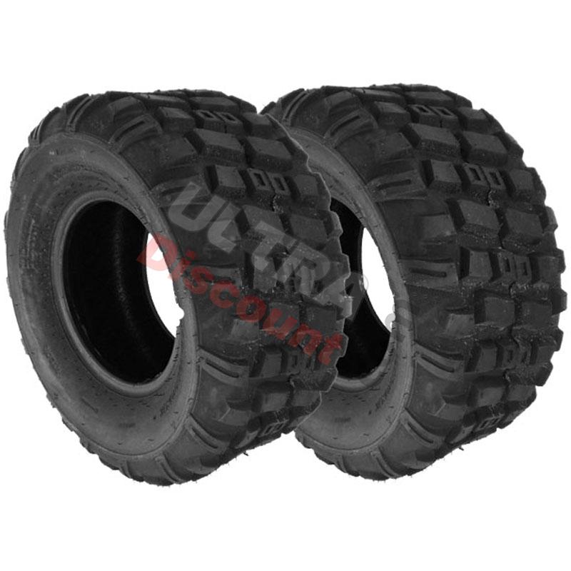 Coppia di pneumatici posteriori per Quad Bashan BS250S-11 (250-55-9), Ricambi quad Bashan 250cc BS250S11