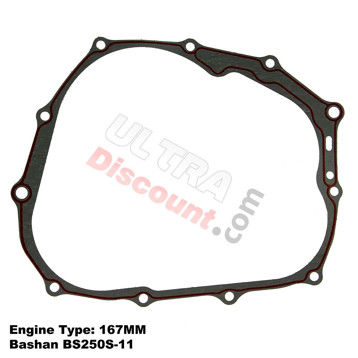 Guarnizione di carter destra quad Bashan BS250S-11 (167MM), Ricambi quad Bashan 250cc BS250S11