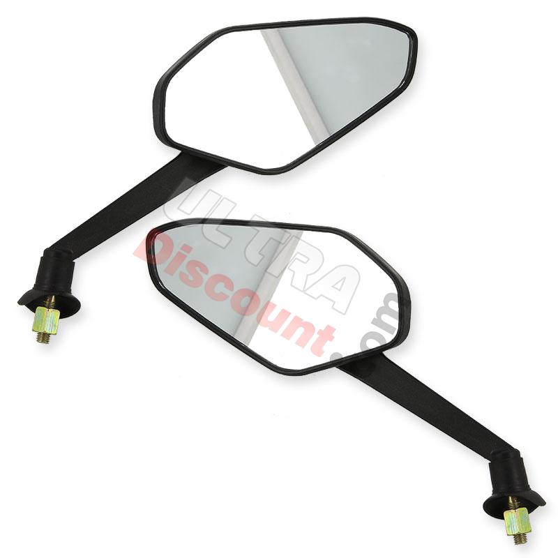 Lotto Specchietto retrovisore per quad Bashan 200cc BS200S7, Ricambi quad Bashan 200cc BS200S7