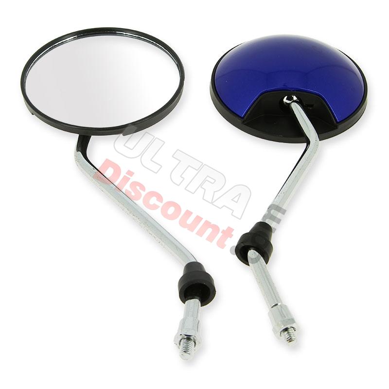Lotto Specchietto retrovisore per Citycoco - Blu Metalizzato, Ricambi Citycoco Lotto Specchietto retrovisore per Citycoco - Blu Metalizzato, Ricambi Citycoco