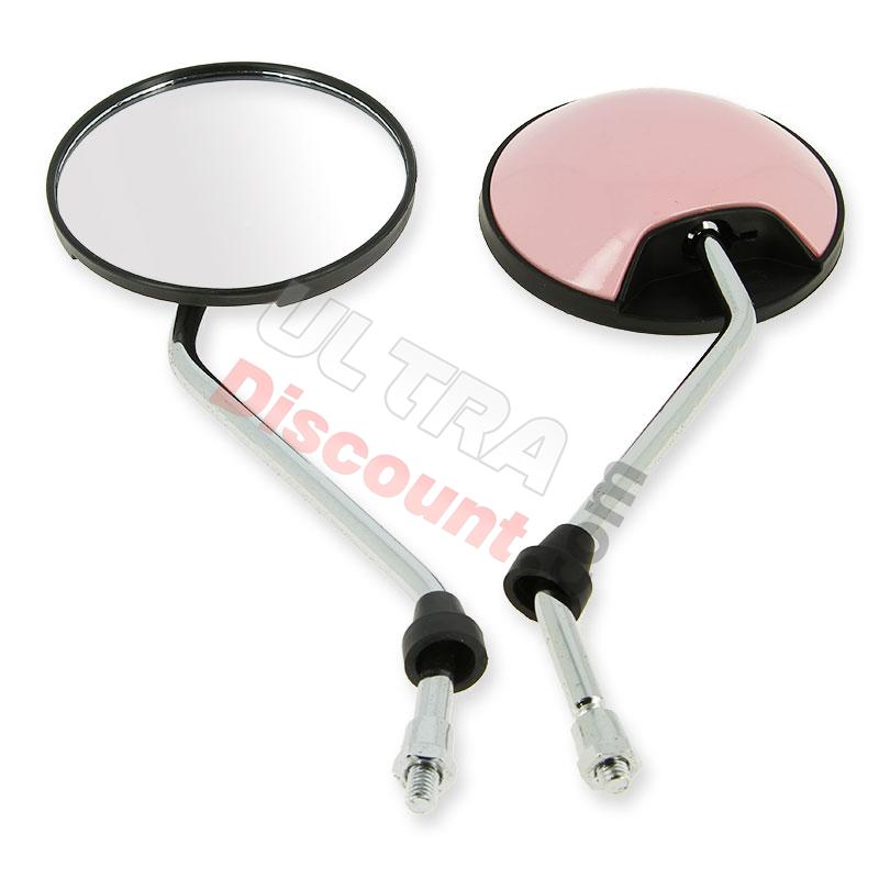 Lotto Specchietto retrovisore per Citycoco - Rosa Metalizzato, Ricambi Citycoco